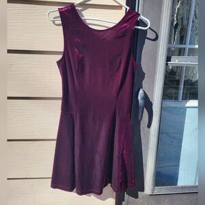 Velvet sleeveless dress